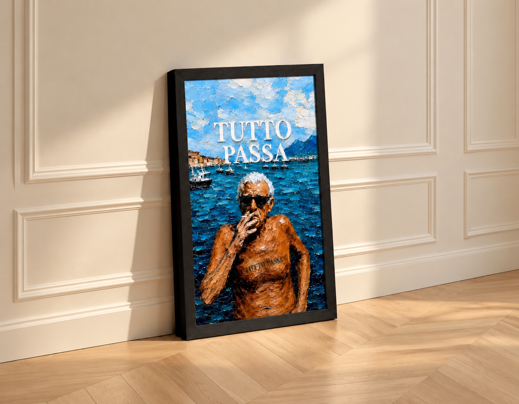 Aritú Premium Framed Poster "Tutto Passa"