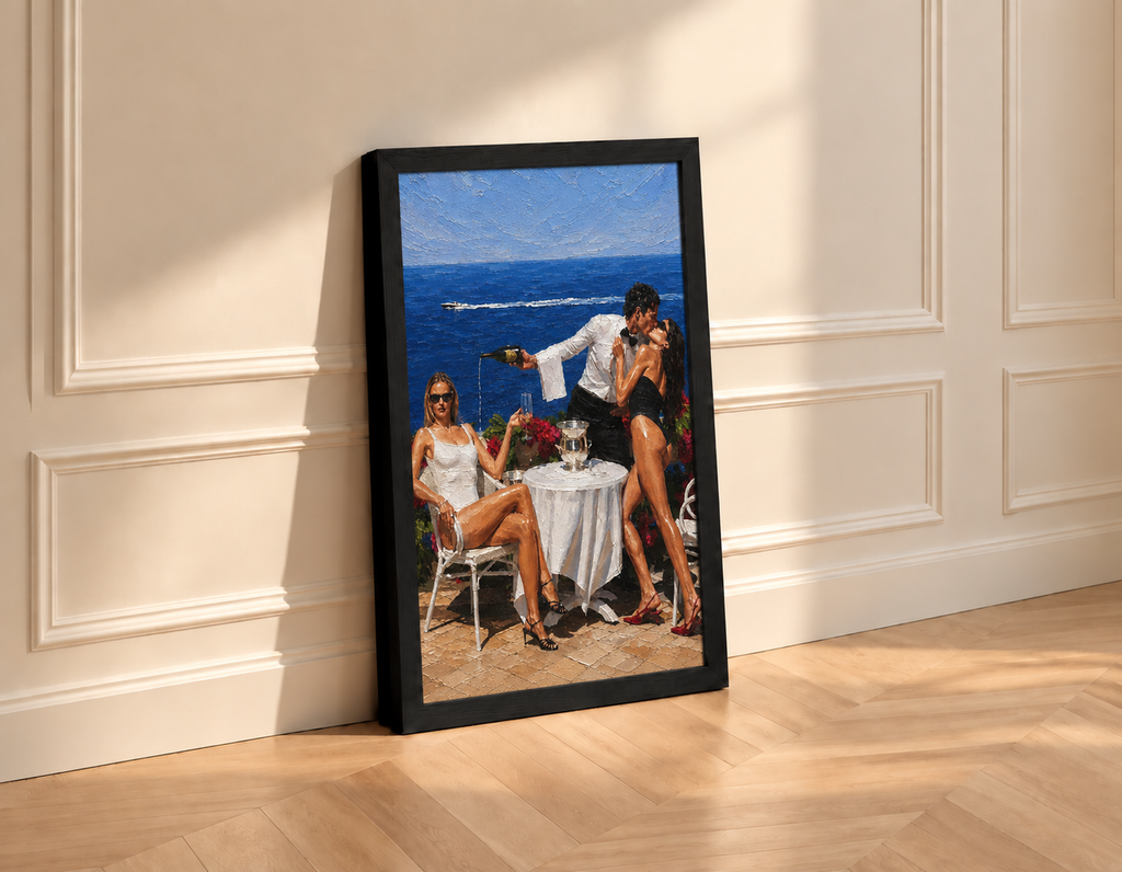 Aritú Premium Framed Poster "Nobody Is Coming"